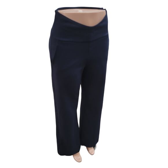 Cabi Coco High Rise Trouser Pants Women's Size 6 Navy Blue‎ Wide Leg - Picture 14 of 16